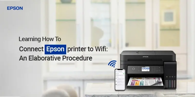 how to connect Epson printer to wifi